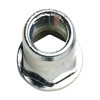 Blind rivet nut 23-HCO Hexatop open type cylinder head Steel